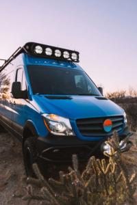 Out of the Blue 170 WB High Roof 4x4 2500 Premium Showcase Conversion by Nomad Vanz