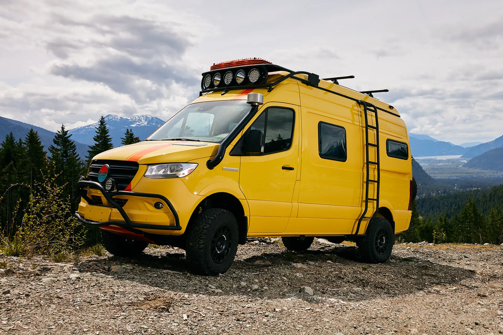 Sunny. Because Sunshine is the Best Medicine. Nomad Vanz showcase van.