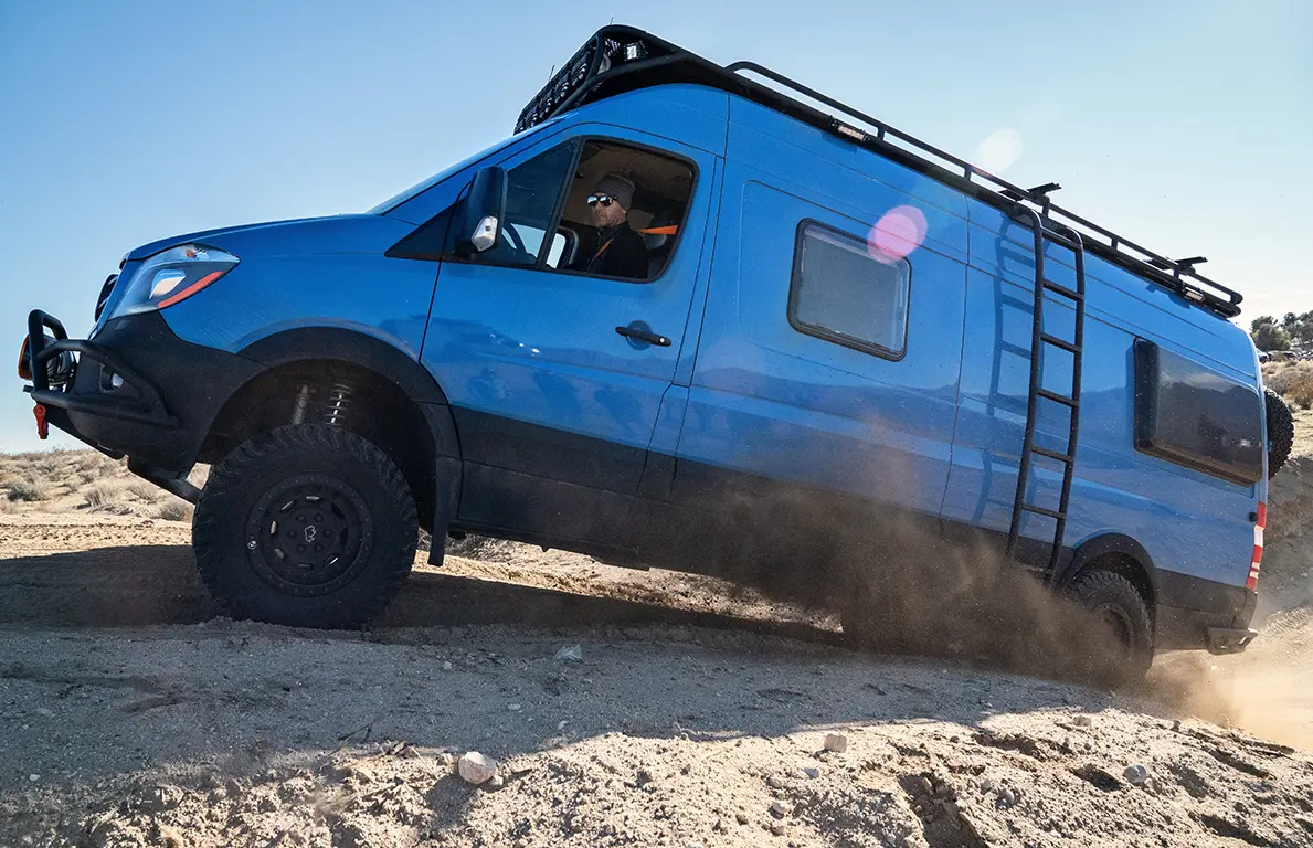 Out of the Blue 170 WB High Roof 4x4 2500 Premium Showcase Conversion by Nomad Vanz